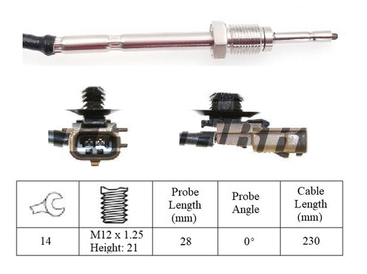 Sensor, exhaust gas temperature (LXT123)