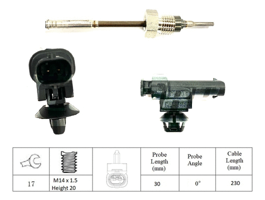 Sensor, exhaust gas temperature (LXT243)
