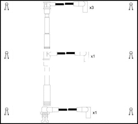 Ignition Cable Kit (HOES721)