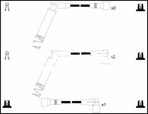 Ignition Cable Kit (HOES1233)