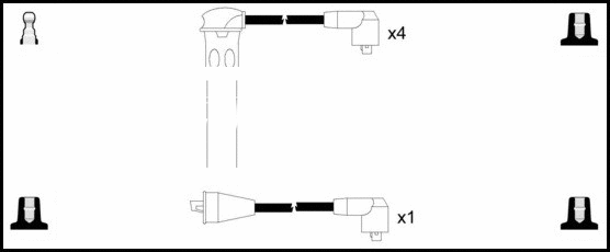 Ignition Cable Kit (HOES108)