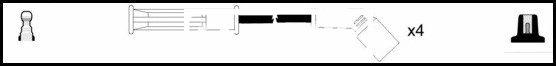 Ignition Cable Kit (HOES909)