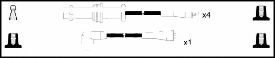 Ignition Cable Kit (HOES752)
