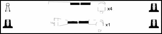 Ignition Cable Kit (HOES535)