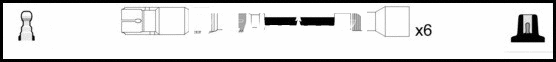 Ignition Cable Kit (HOES791)
