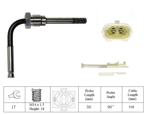 Sensor, exhaust gas temperature (LXT327)