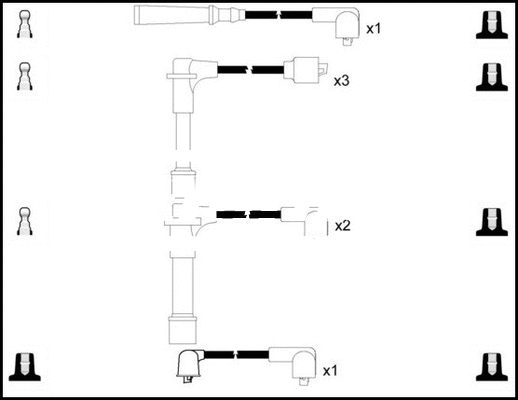 Ignition Cable Kit (HOES691)