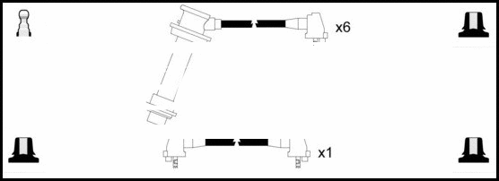 Ignition Cable Kit (HOES1012)