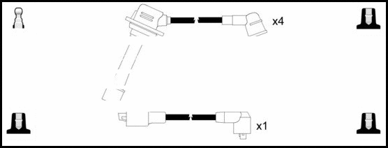 Ignition Cable Kit (HOES574)