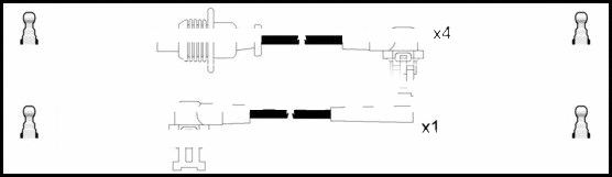 Ignition Cable Kit (HOES615)