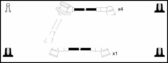 Ignition Cable Kit (HOES1209)