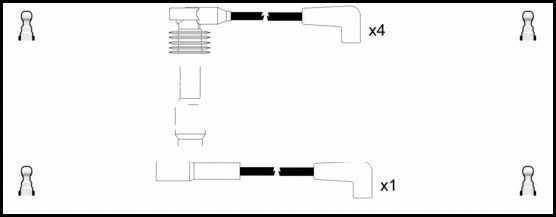Ignition Cable Kit (HOES664)