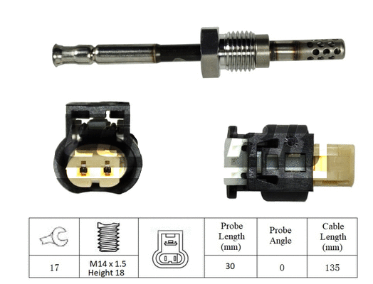 Sensor, exhaust gas temperature (LXT203)