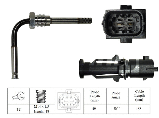 Sensor, exhaust gas temperature (LXT155)