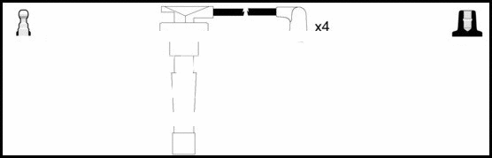 Ignition Cable Kit (HOES657)