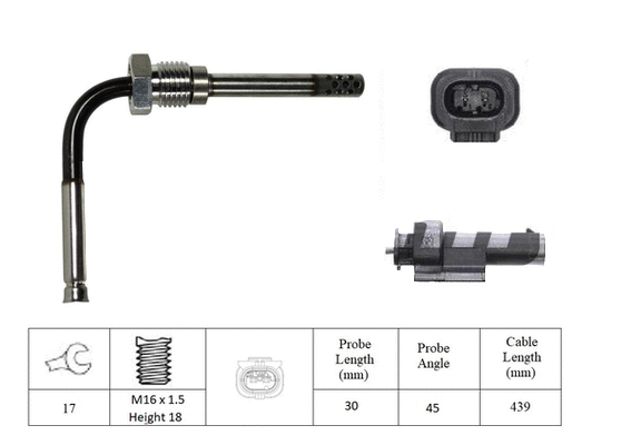 Sensor, exhaust gas temperature (LXT388)