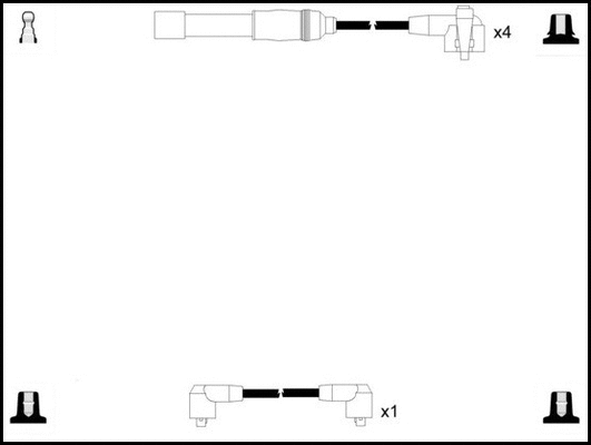 Ignition Cable Kit (HOES916)