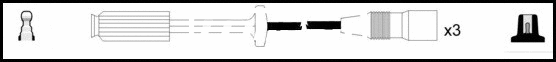 Ignition Cable Kit (HOES857)