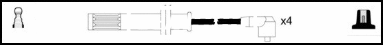 Ignition Cable Kit (HOES387)
