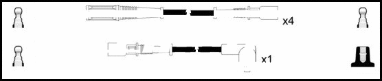 Ignition Cable Kit (HOES523)