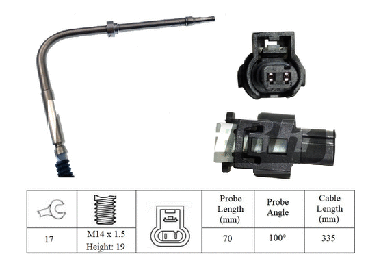 Sensor, exhaust gas temperature (LXT131)