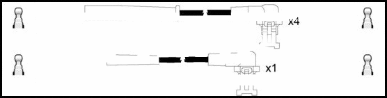 Ignition Cable Kit (HOES154)