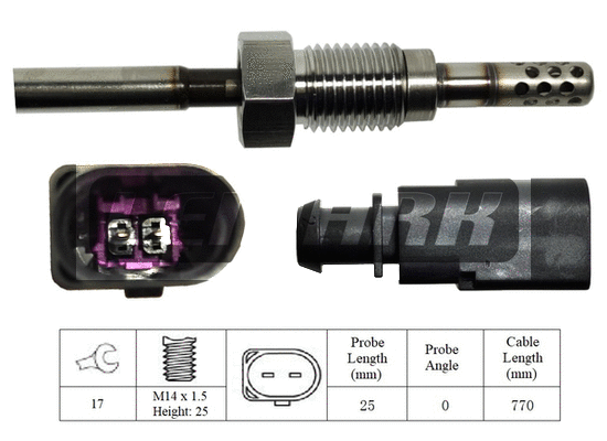 Sensor, exhaust gas temperature (LXT236)
