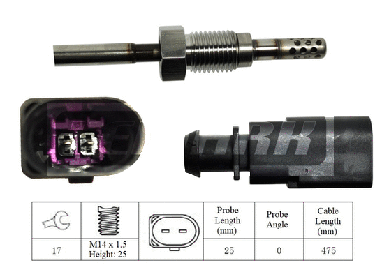 Sensor, exhaust gas temperature (LXT229)