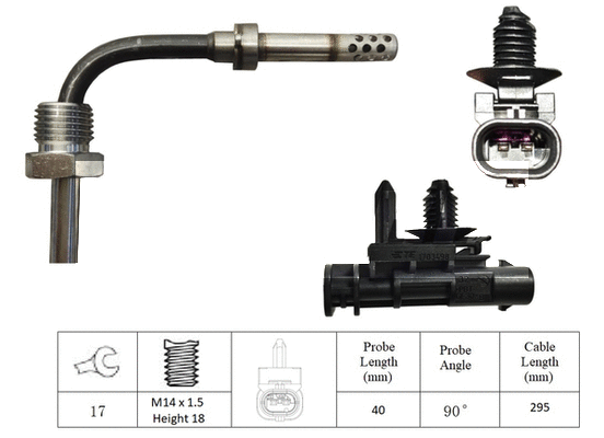Sensor, exhaust gas temperature (LXT043)