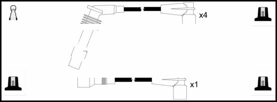 Ignition Cable Kit (HOES993)