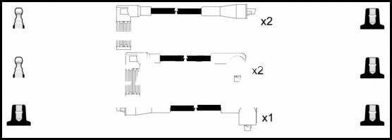 Ignition Cable Kit (HOES226)