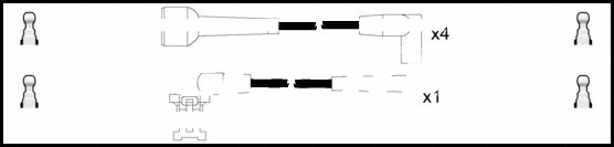 Ignition Cable Kit (HOES571)