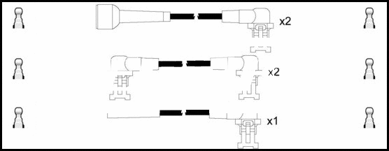Ignition Cable Kit (HOES341)