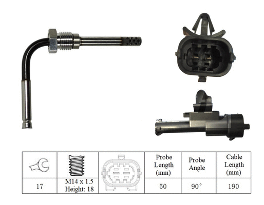 Sensor, exhaust gas temperature (LXT211)