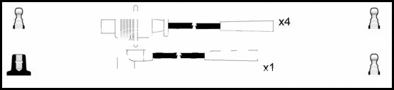 Ignition Cable Kit (HOES344)
