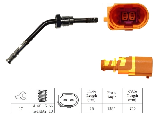 Sensor, exhaust gas temperature (LXT001)