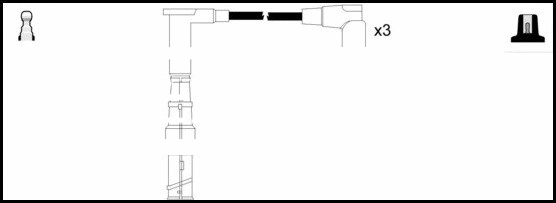 Ignition Cable Kit (HOES506)