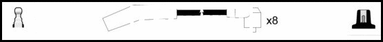Ignition Cable Kit (HOES626)