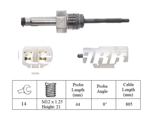 Sensor, exhaust gas temperature (LXT284)