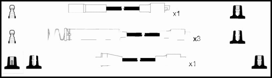 Ignition Cable Kit (HOES565)