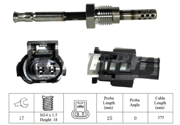 Sensor, exhaust gas temperature (LXT204)