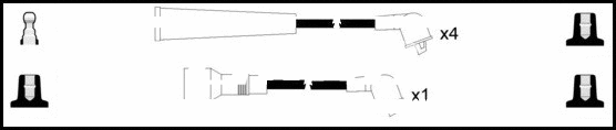 Ignition Cable Kit (HOES242)
