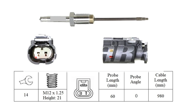 Sensor, exhaust gas temperature (LXT428)