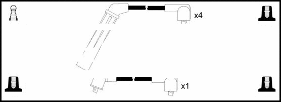 Ignition Cable Kit (HOES128)