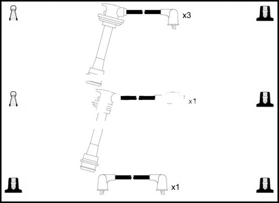 Ignition Cable Kit (HOES803)
