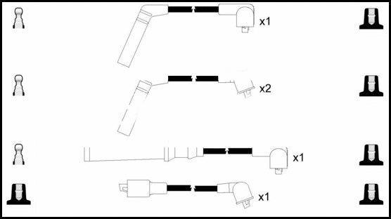 Ignition Cable Kit (HOES141)