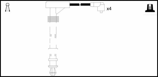 Ignition Cable Kit (HOES374)