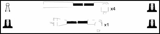 Ignition Cable Kit (HOES250)