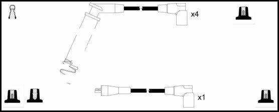 Ignition Cable Kit (HOES195)