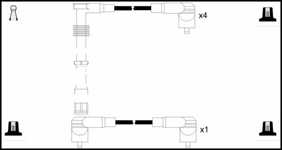 Ignition Cable Kit (HOES206)